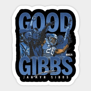 Jahmyr Gibbs Detroit Crowd Celebration Sticker